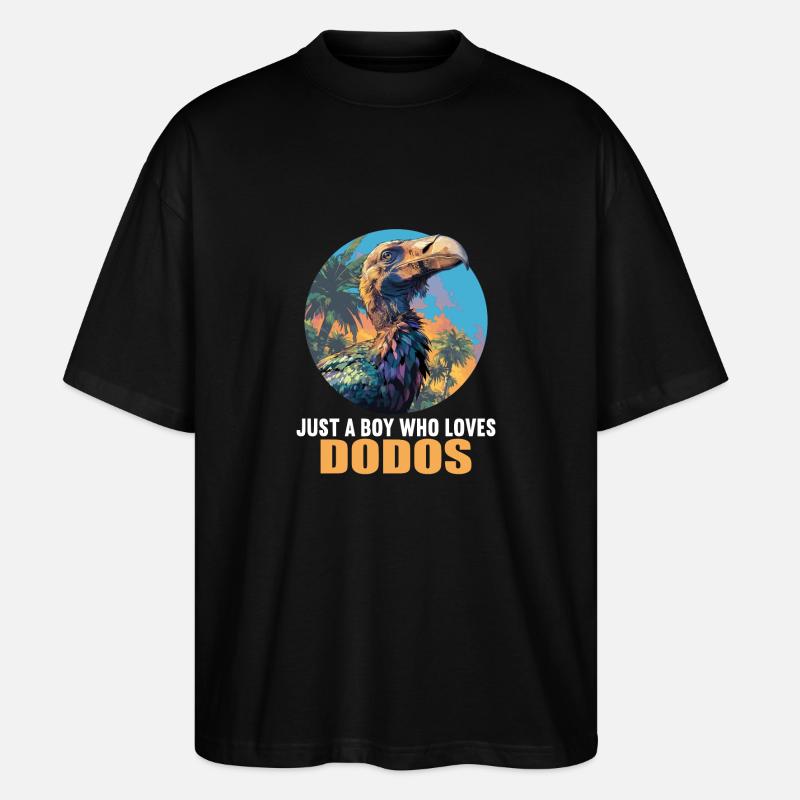 Dodos Dodo - Stanley/Stella Oversized Unisex Bio T-Shirt Blaster 2.0 - Schwarz