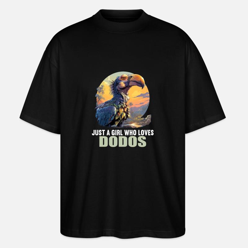 Dodos Dodo - Stanley/Stella Oversized Unisex Bio T-Shirt Blaster 2.0 - Schwarz