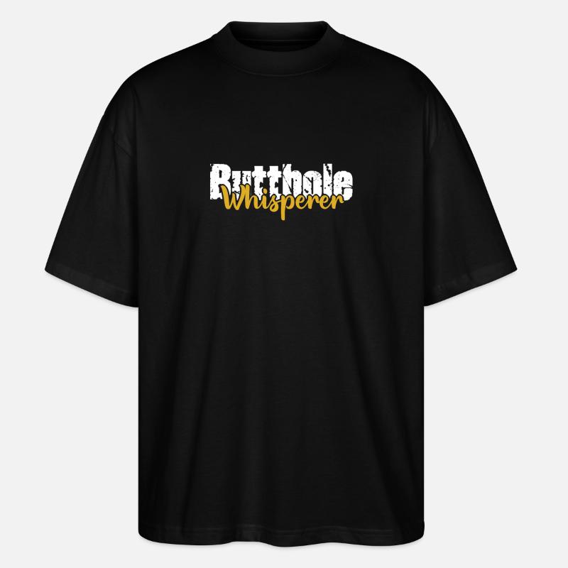 Arschloch-Flüsterer - Stanley/Stella Oversized Unisex Bio T-Shirt Blaster 2.0 - Schwarz