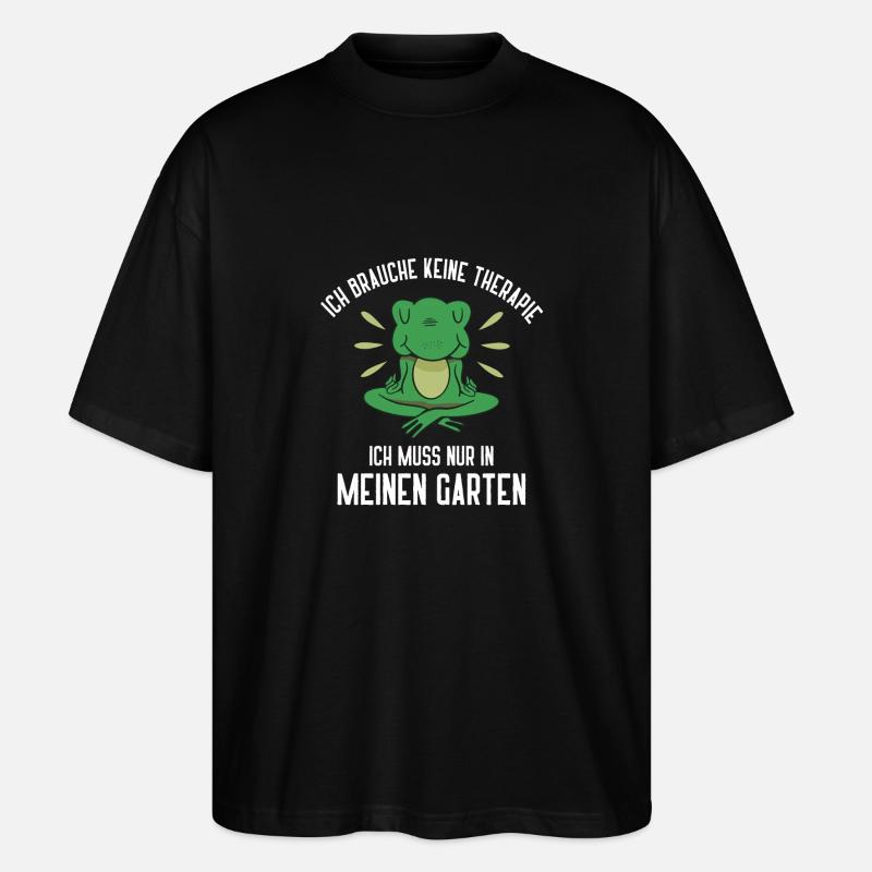 Gärtner Hobbygärtner Garten Landschaftsgärtner - Stanley/Stella Oversized Unisex Bio T-Shirt Blaster 2.0 - Schwarz