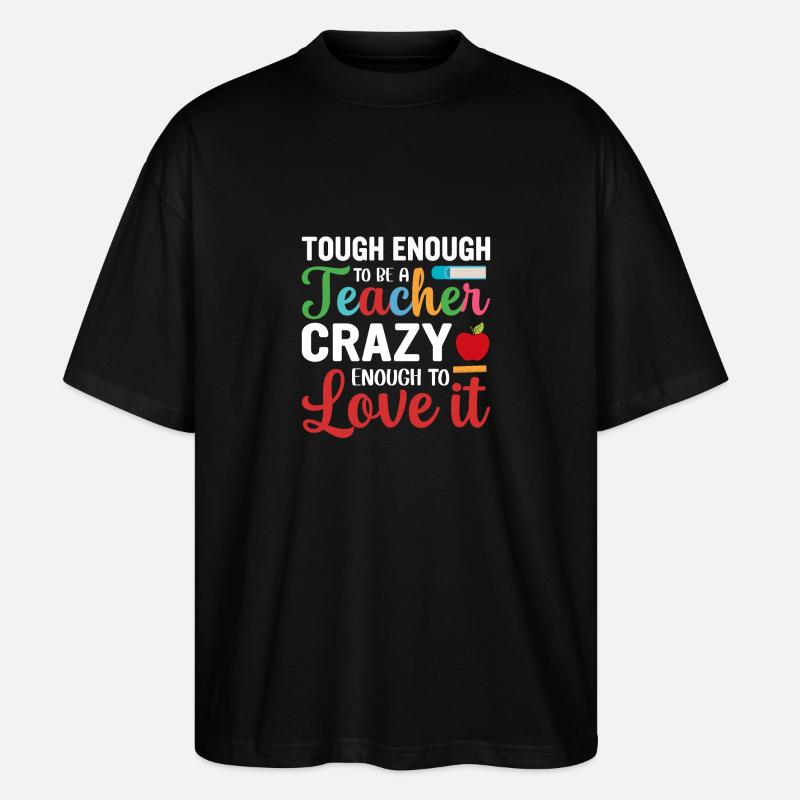 Lehrer - Stanley/Stella Oversized Unisex Bio T-Shirt Blaster 2.0 - Schwarz