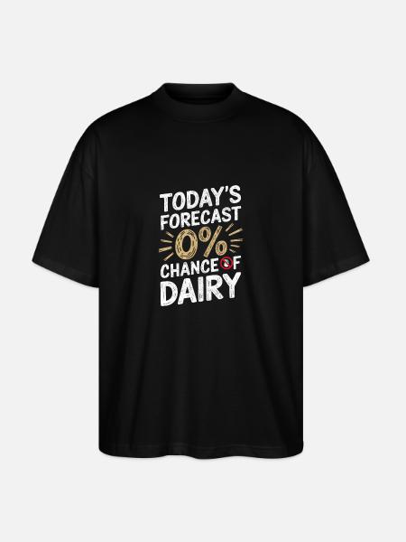 Lactose intolerance Lactose intolerant - Stanley/Stella Oversized Unisex Organic T-shirt Blaster 2.0 - black