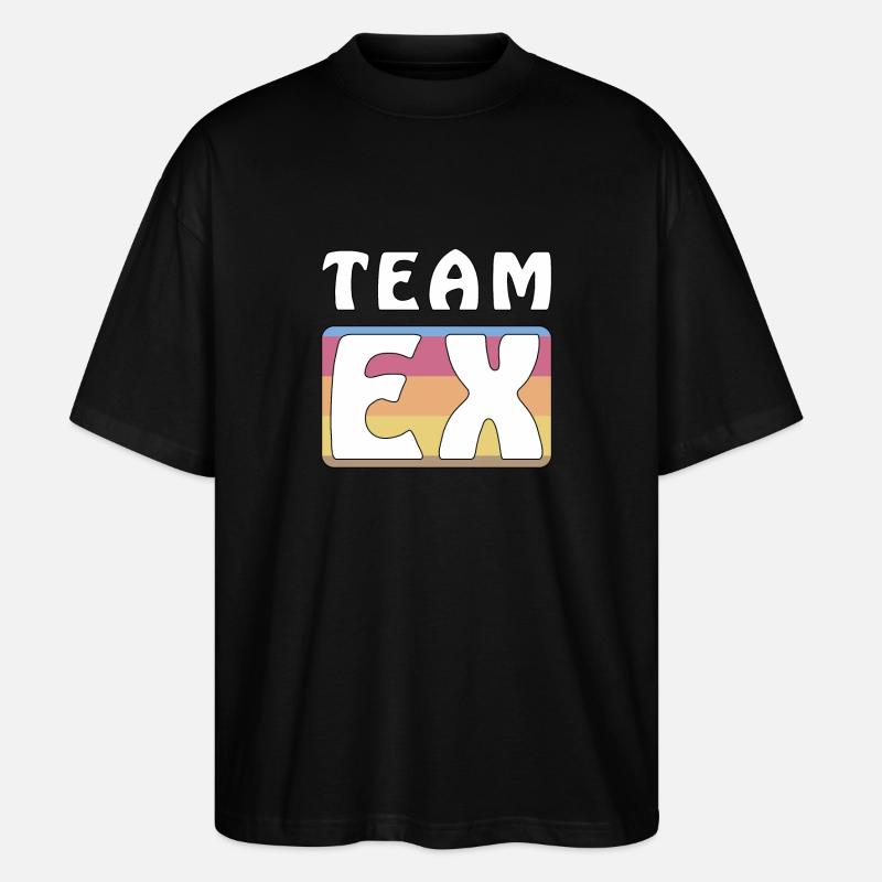 TEAM EX - Stanley/Stella Oversized Unisex Bio T-Shirt Blaster 2.0 - Schwarz