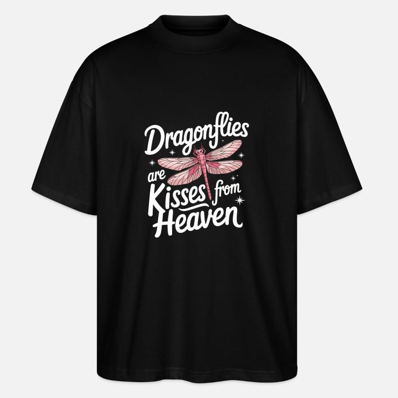 Libellule Libellules Insectes Nature - T-shirt bio Blaster 2.0 coupe oversize Stanley/Stella Unisexe - noir