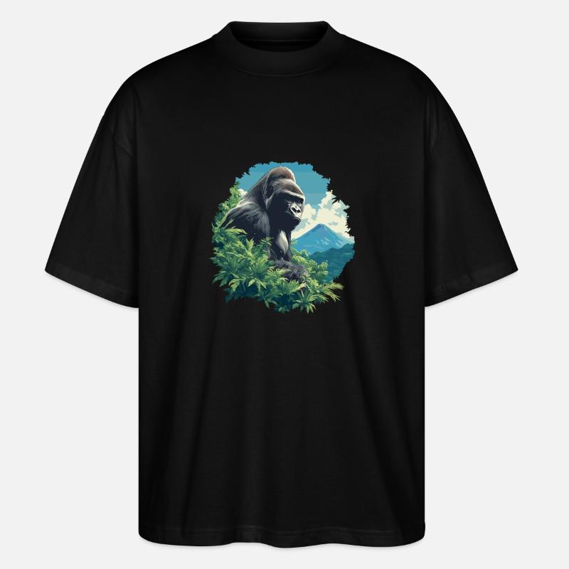 Gorillas Gorilla - Stanley/Stella Oversized Unisex Bio T-Shirt Blaster 2.0 - Schwarz