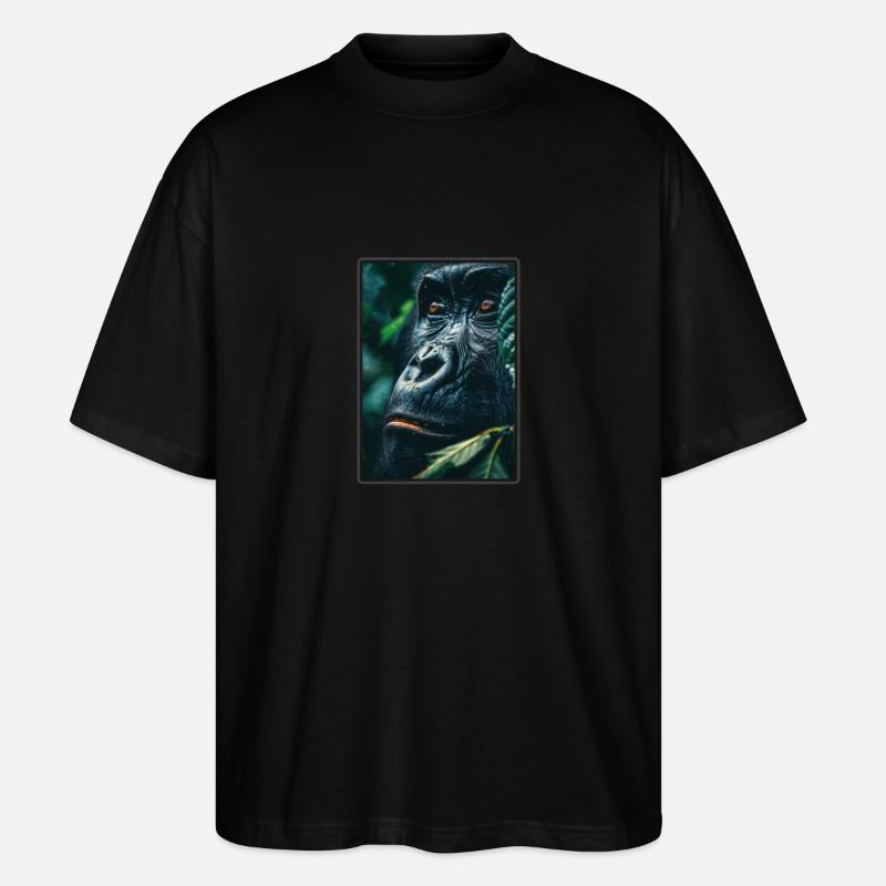 Gorilles Gorilles - T-shirt bio Blaster 2.0 coupe oversize Stanley/Stella Unisexe - noir