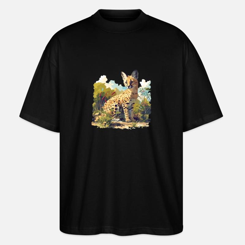Servale Serval - T-shirt bio Blaster 2.0 coupe oversize Stanley/Stella Unisexe - noir