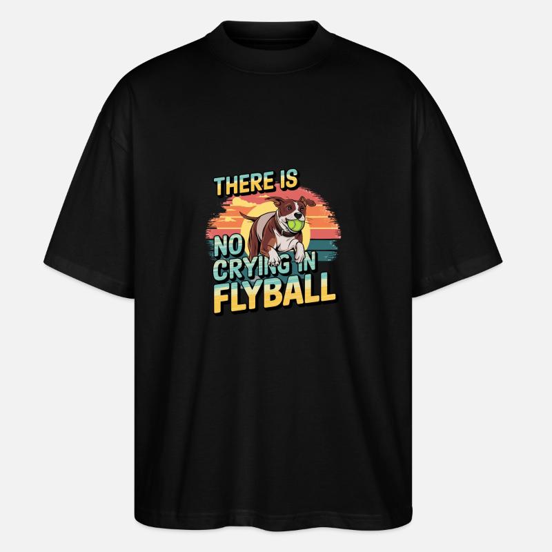 Flyball Hundesport - Stanley/Stella Oversized Unisex Bio T-Shirt Blaster 2.0 - Schwarz