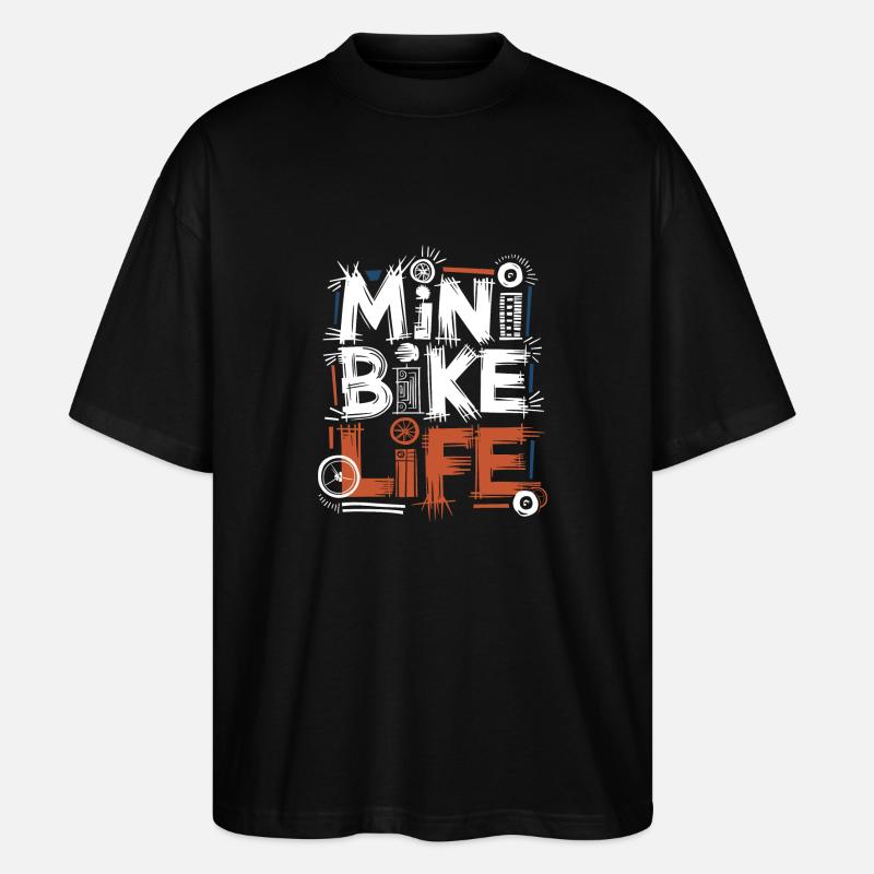 Fahrspaß mit Minibikes - Stanley/Stella Oversized Unisex Bio T-Shirt Blaster 2.0 - Schwarz