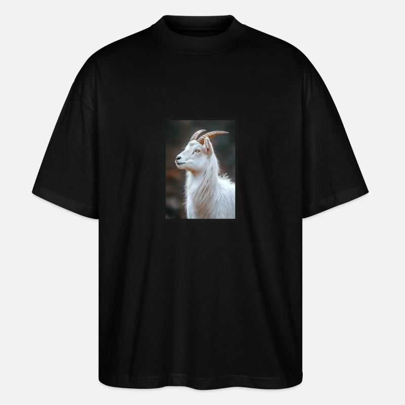 Chèvres chèvre - T-shirt bio Blaster 2.0 coupe oversize Stanley/Stella Unisexe - noir