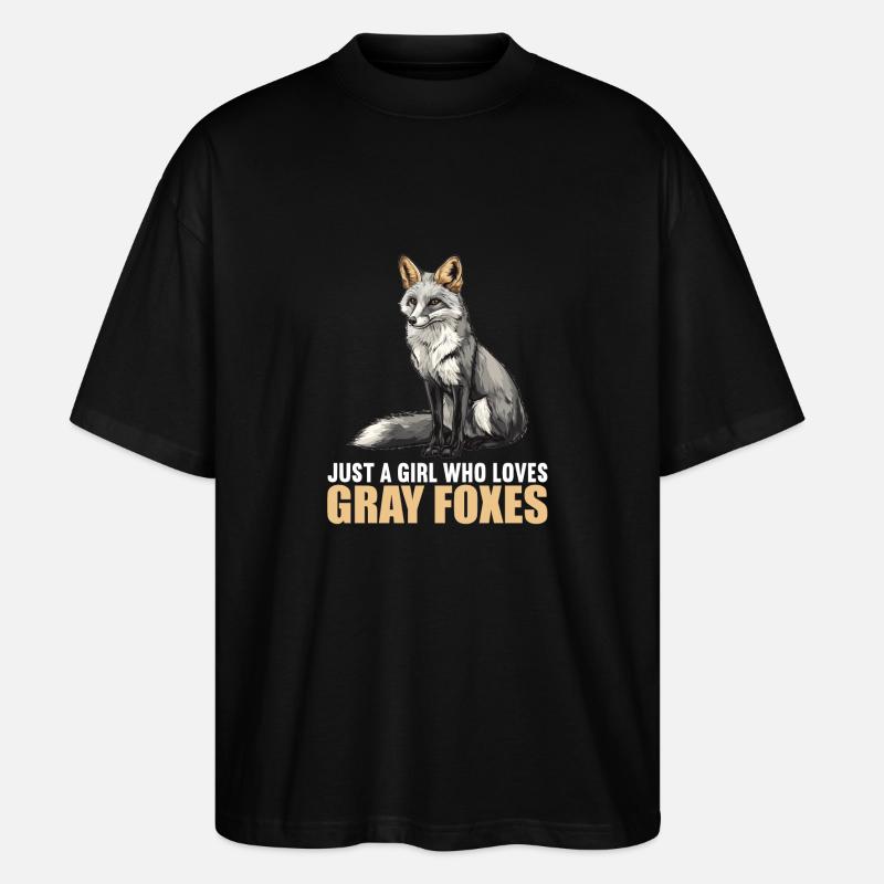 Graufüchse Graufuchs - Stanley/Stella Oversized Unisex Bio T-Shirt Blaster 2.0 - Schwarz