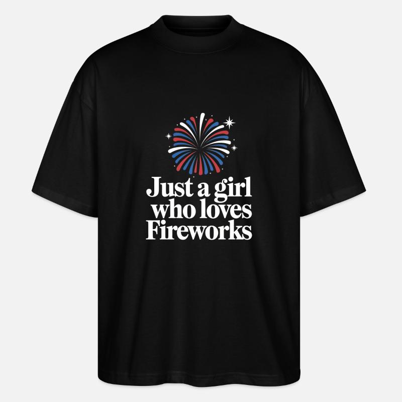 Pyrotechniker Feuerwerk Pyrotechnik - Stanley/Stella Oversized Unisex Bio T-Shirt Blaster 2.0 - Schwarz