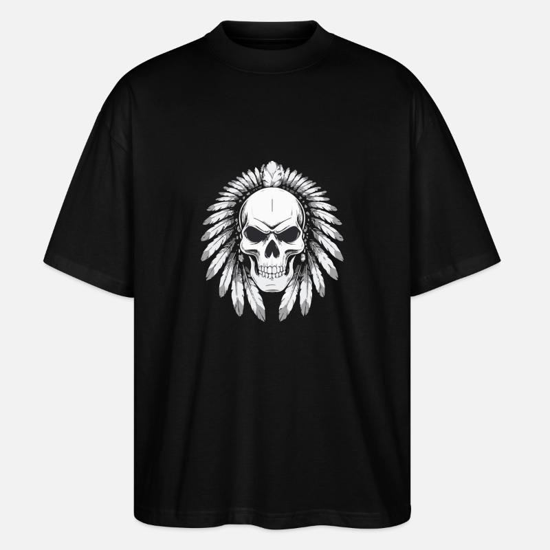 GRIM STIL - Stanley/Stella Oversized Unisex Bio T-Shirt Blaster 2.0 - Schwarz