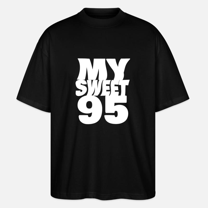 Süß 95 - Stanley/Stella Oversized Unisex Bio T-Shirt Blaster 2.0 - Schwarz