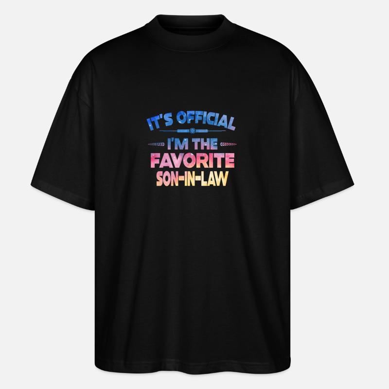 C’est le gendre préféré officiel - T-shirt bio Blaster 2.0 coupe oversize Stanley/Stella Unisexe - noir
