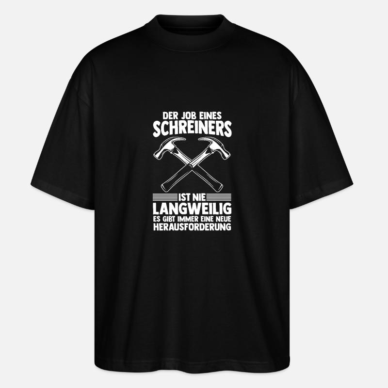 Carpenter, Carpenter, Carpenter - Stanley/Stella Oversized Unisex Organic T-shirt Blaster 2.0 - black