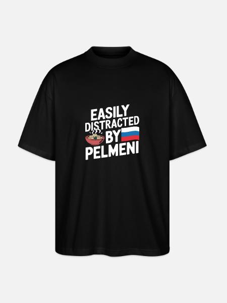 Pelmeni Cuisine russe - T-shirt bio Blaster 2.0 coupe oversize Stanley/Stella Unisexe - noir