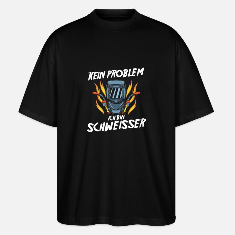 Soudage Soudeurs Soudeurs - T-shirt bio Blaster 2.0 coupe oversize Stanley/Stella Unisexe - noir