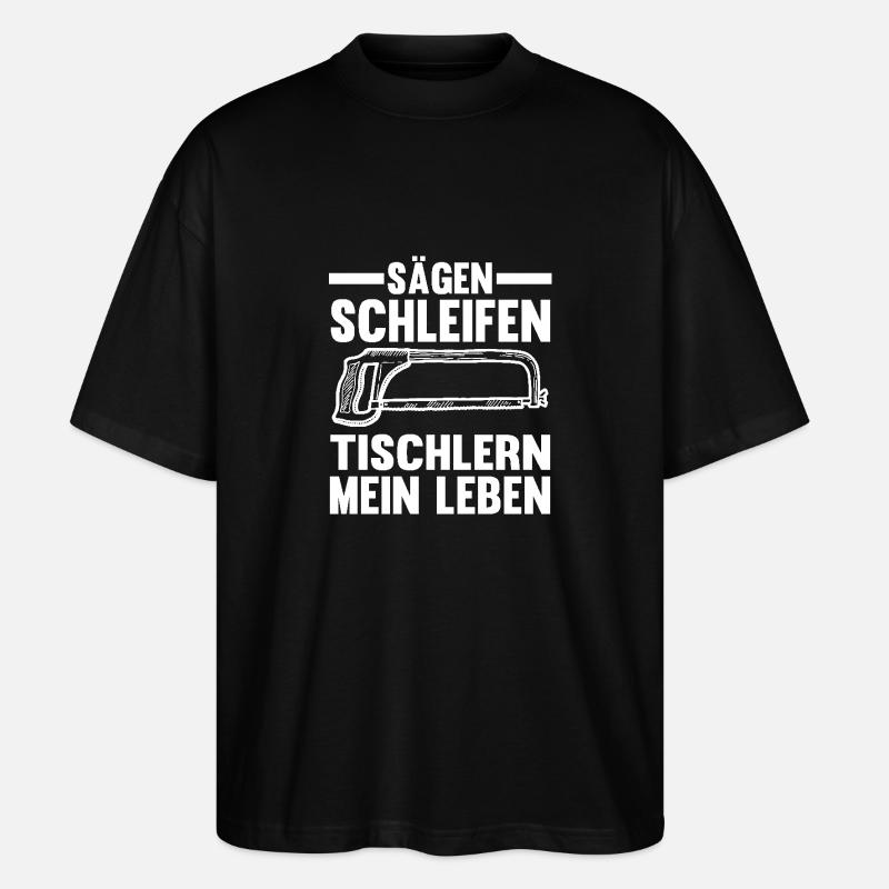 Carpenter, Carpenter, Carpenter - Stanley/Stella Oversized Unisex Organic T-shirt Blaster 2.0 - black