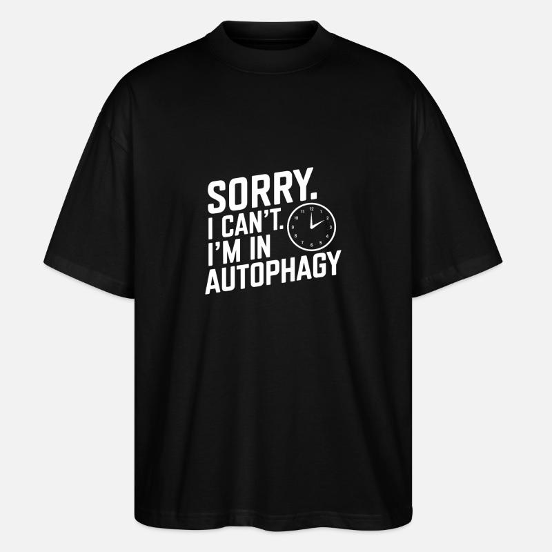 Intermittent fasting Intermittent fasting - Stanley/Stella Oversized Unisex Organic T-shirt Blaster 2.0 - black