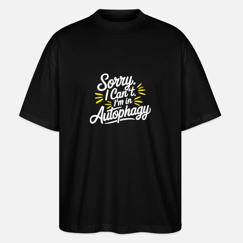 Intermittent fasting Intermittent fasting - Stanley/Stella Oversized Unisex Organic T-shirt Blaster 2.0 - black