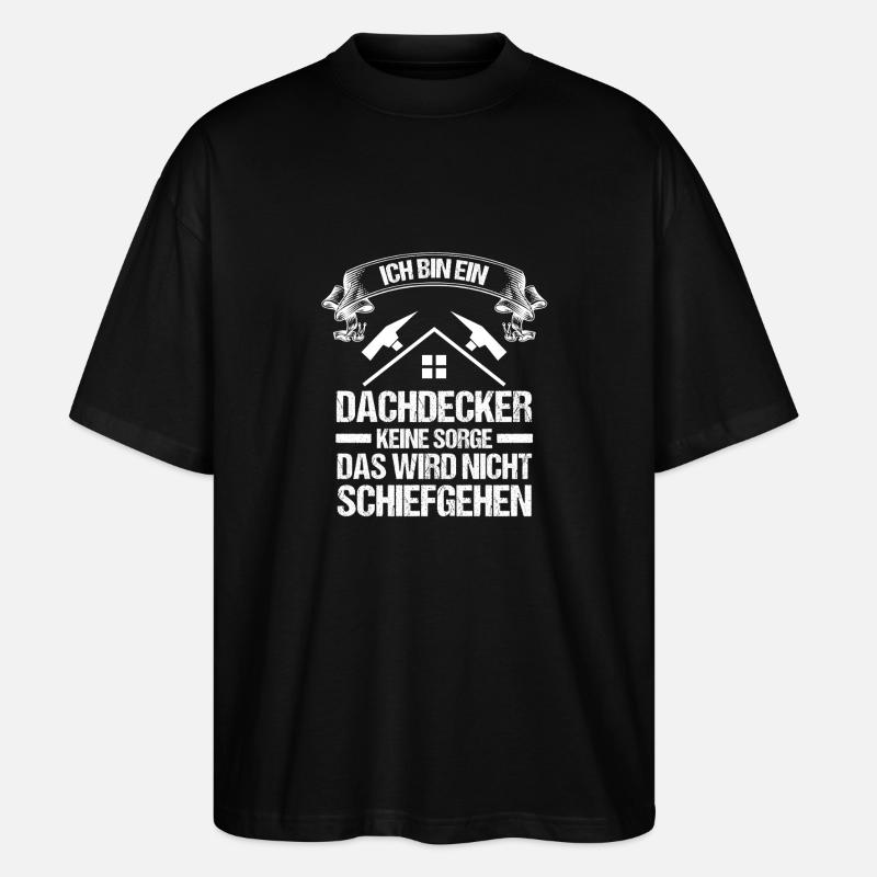 Maître Couvreur Couvreur - T-shirt bio Blaster 2.0 coupe oversize Stanley/Stella Unisexe - noir