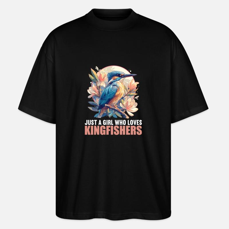 Eisvögel Eisvogel - Stanley/Stella Oversized Unisex Bio T-Shirt Blaster 2.0 - Schwarz
