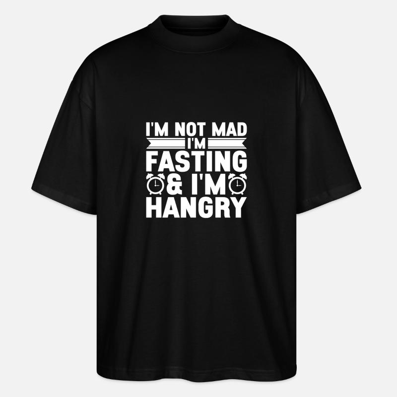 Intermittent fasting Intermittent fasting - Stanley/Stella Oversized Unisex Organic T-shirt Blaster 2.0 - black