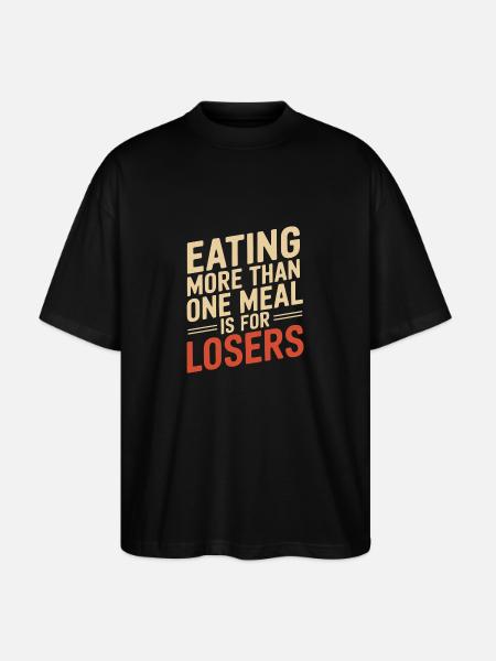Intermittent fasting Intermittent fasting - Stanley/Stella Oversized Unisex Organic T-shirt Blaster 2.0 - black