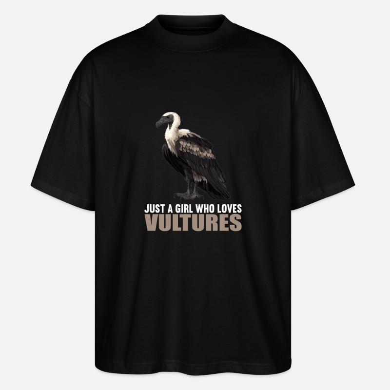 Vulture Geier - Stanley/Stella Oversized Unisex Bio T-Shirt Blaster 2.0 - Schwarz