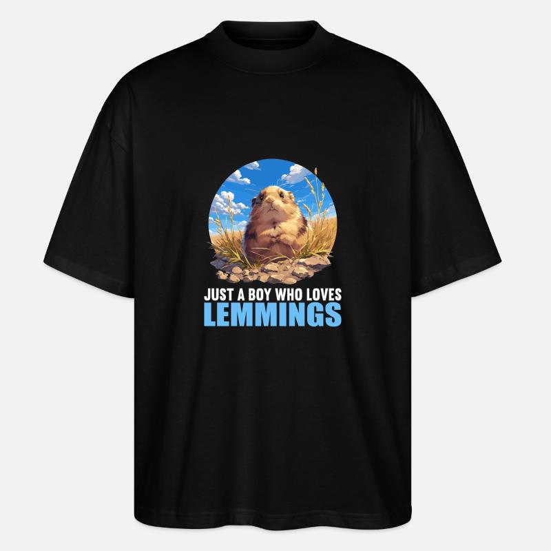Lemmings Lemming - T-shirt bio Blaster 2.0 coupe oversize Stanley/Stella Unisexe - noir
