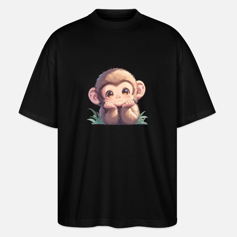Macaque Macaque - T-shirt bio Blaster 2.0 coupe oversize Stanley/Stella Unisexe - noir