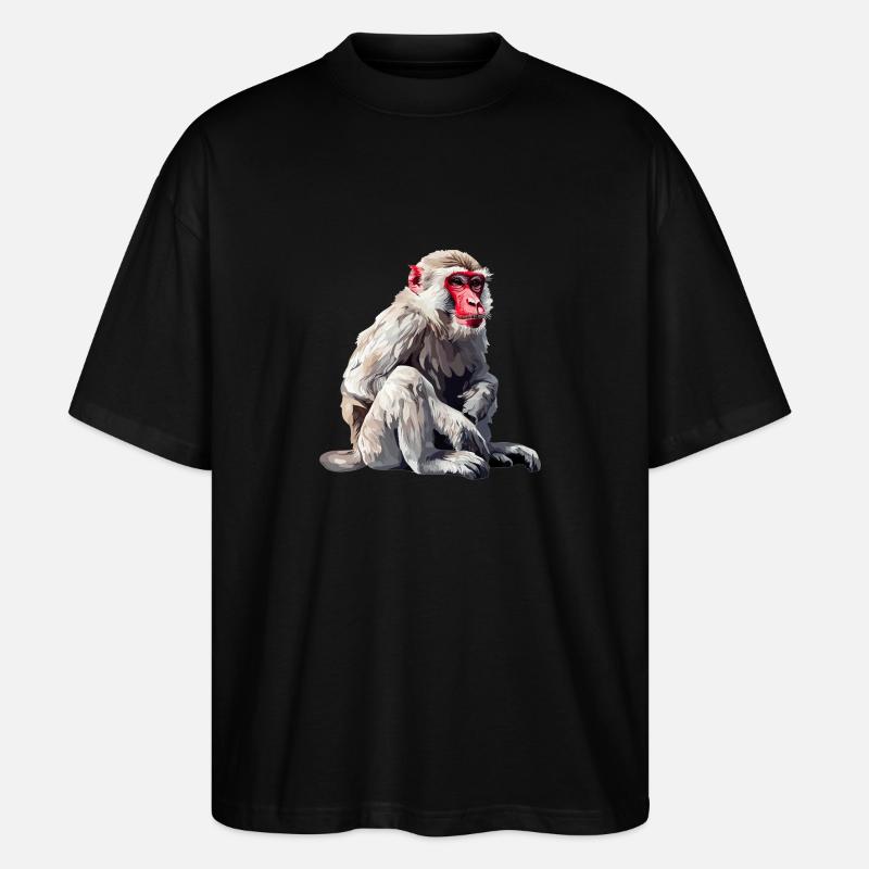 Macaque Macaque - T-shirt bio Blaster 2.0 coupe oversize Stanley/Stella Unisexe - noir