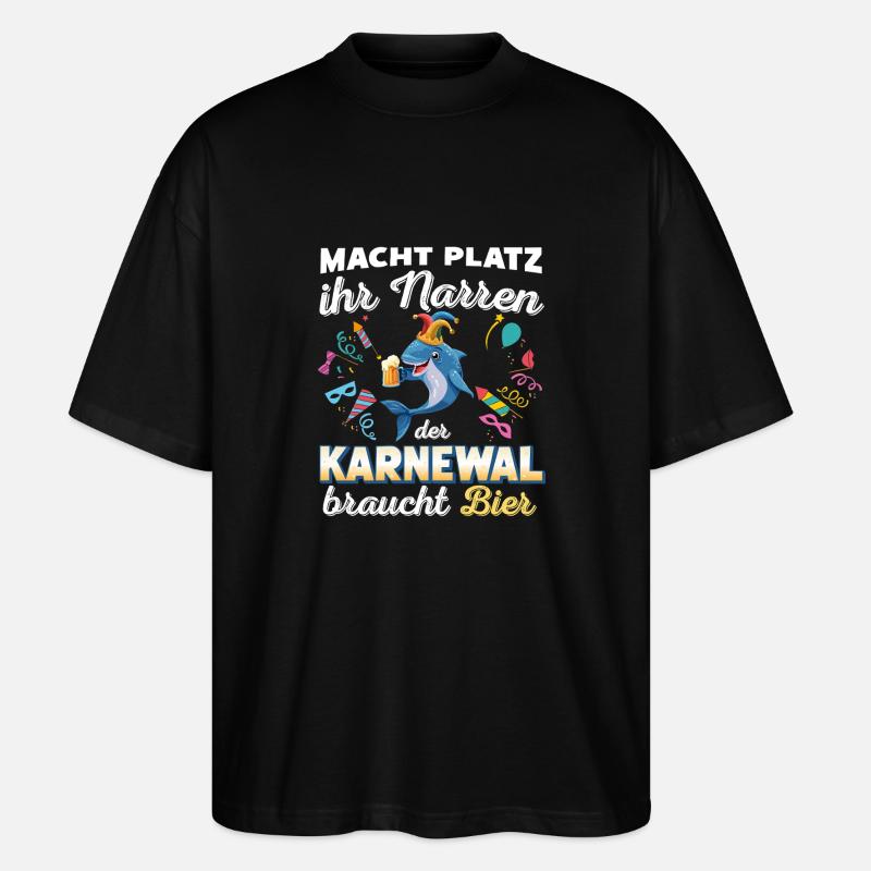confettis carnaval carnaval design amusant - T-shirt bio Blaster 2.0 coupe oversize Stanley/Stella Unisexe - noir