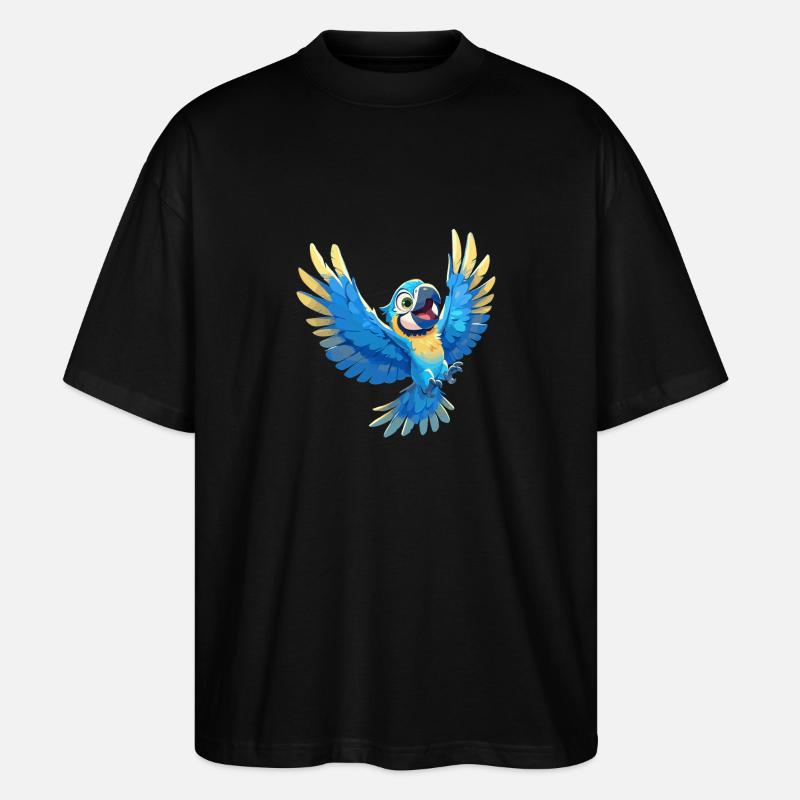 Macaw's Era - Stanley/Stella Oversized Unisex Organic T-shirt Blaster 2.0 - black