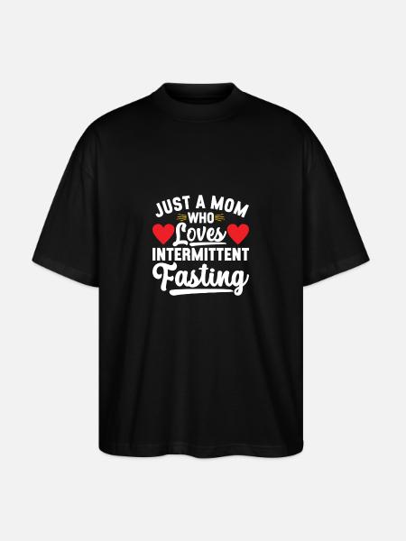 Intermittent fasting Intermittent fasting - Stanley/Stella Oversized Unisex Organic T-shirt Blaster 2.0 - black