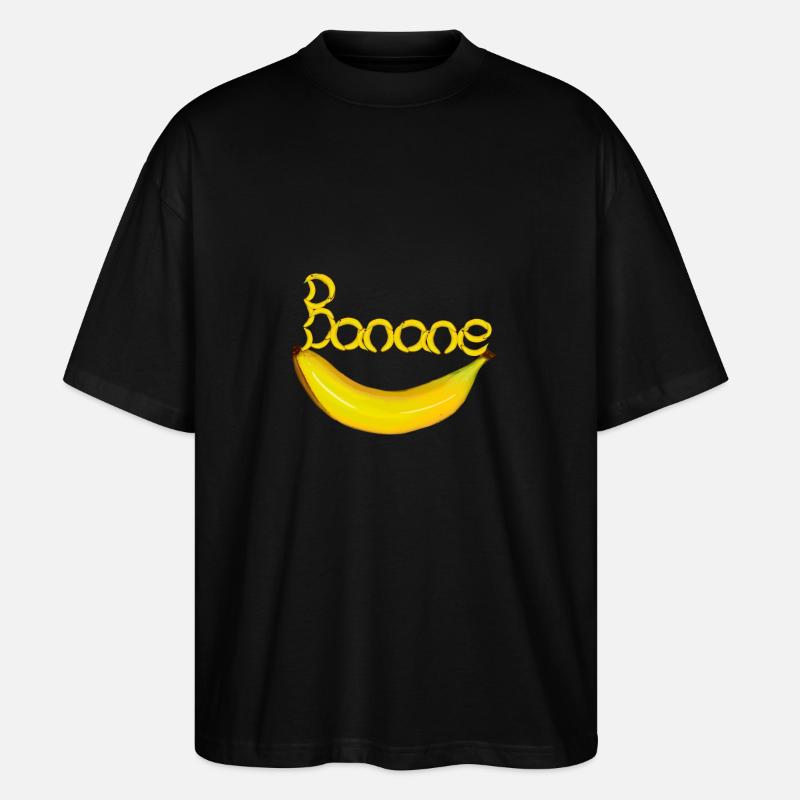 Banane Fruit Fruit Banane Banane - T-shirt bio Blaster 2.0 coupe oversize Stanley/Stella Unisexe - noir