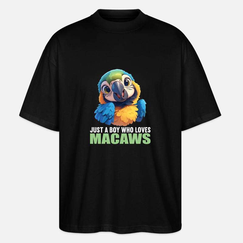 Macaw's Era - Stanley/Stella Oversized Unisex Organic T-shirt Blaster 2.0 - black