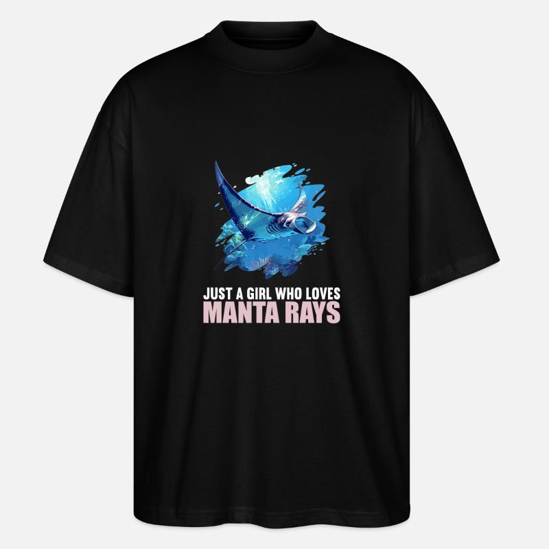 Mantas Manta Rochen - Stanley/Stella Oversized Unisex Bio T-Shirt Blaster 2.0 - Schwarz