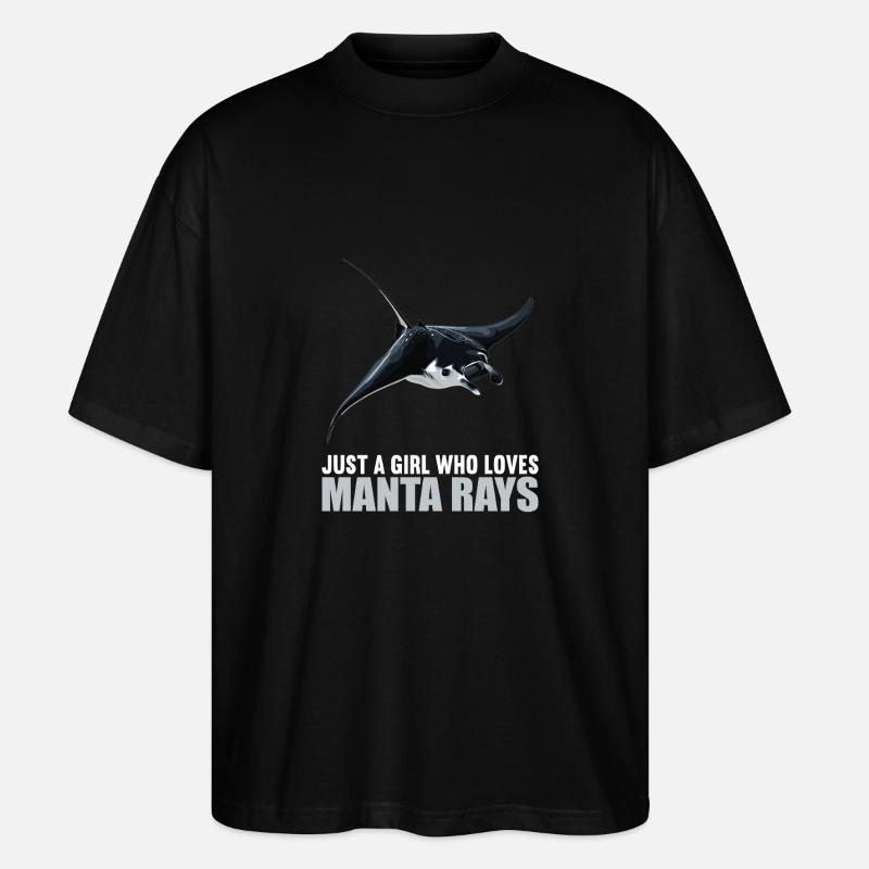 Mantas Manta Rochen - Stanley/Stella Oversized Unisex Bio T-Shirt Blaster 2.0 - Schwarz