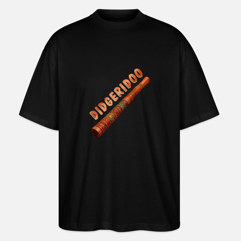 DIDGERIDOO - T-shirt bio Blaster 2.0 coupe oversize Stanley/Stella Unisexe - noir