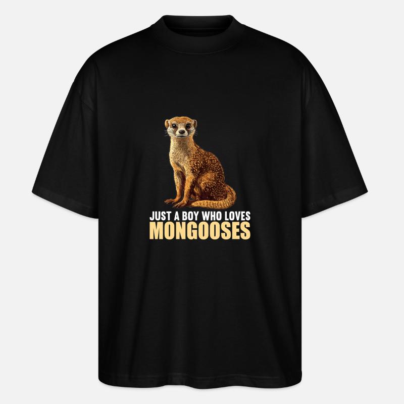 Mungos Mungo - Stanley/Stella Oversized Unisex Bio T-Shirt Blaster 2.0 - Schwarz