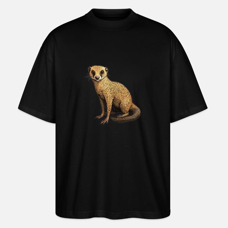 Mungos Mungo - Stanley/Stella Oversized Unisex Bio T-Shirt Blaster 2.0 - Schwarz