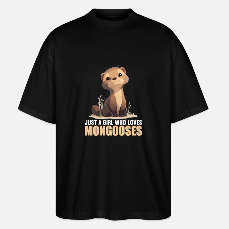 Mungos Mungo - Stanley/Stella Oversized Unisex Bio T-Shirt Blaster 2.0 - Schwarz
