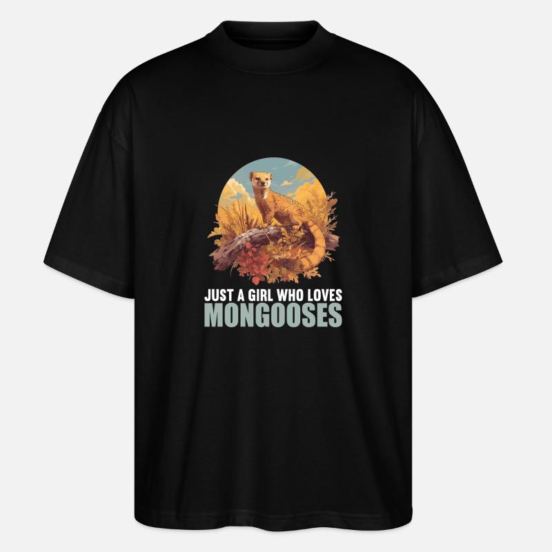 Mungos Mungo - Stanley/Stella Oversized Unisex Bio T-Shirt Blaster 2.0 - Schwarz