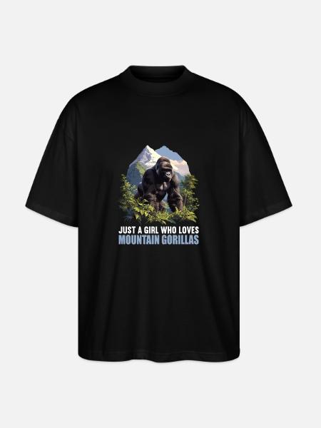 Berggorillas Berggorilla - Stanley/Stella Oversized Unisex Bio T-Shirt Blaster 2.0 - Schwarz