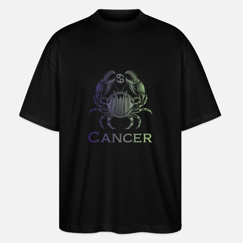 Planche graphique cancer1f 1 - T-shirt bio Blaster 2.0 coupe oversize Stanley/Stella Unisexe - noir