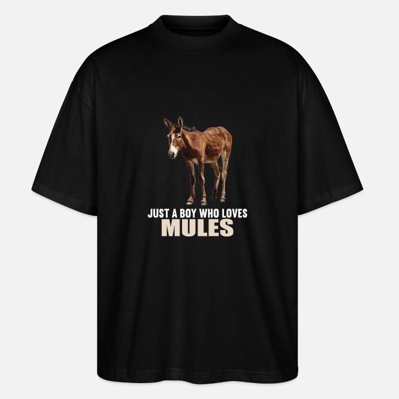 Mules Mule - T-shirt bio Blaster 2.0 coupe oversize Stanley/Stella Unisexe - noir