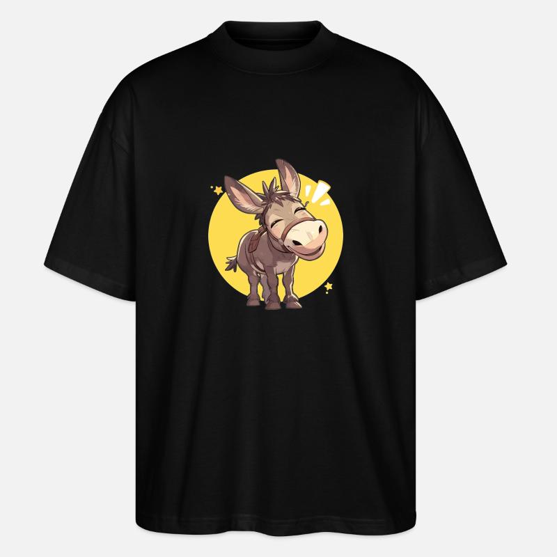 Maultiere Maultier - Stanley/Stella Oversized Unisex Bio T-Shirt Blaster 2.0 - Schwarz