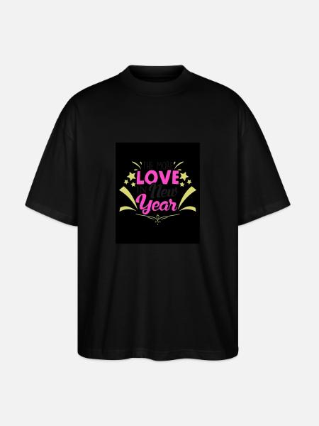 Nouvel An 6 - T-shirt bio Blaster 2.0 coupe oversize Stanley/Stella Unisexe - noir